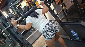 Gym Slut Fingering