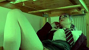 Cumshot Milking Student