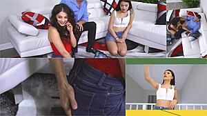 Christmas Threesome Busty