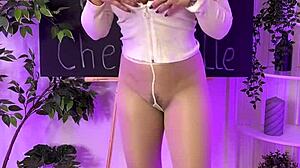 Nylon Pantyhose Tease