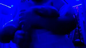 BBW Blue Light Tease