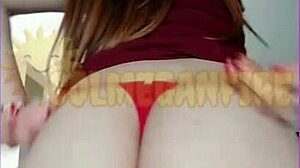 Pregnant Redhead Masturbates