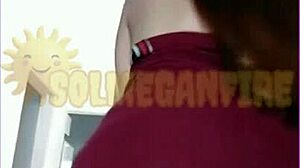 Pregnant Redhead Masturbates