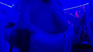 BBW Blue Light Tease
