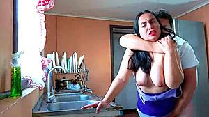 Kitchen Busty Fuck