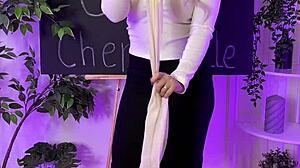 Nylon Pantyhose Tease