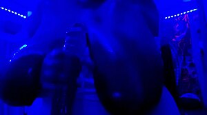 BBW Blue Light Tease
