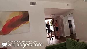 outdoor threesome bang