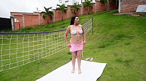 Horny Milf Outdoor Fuck