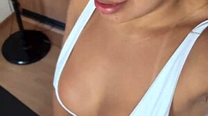 morning swimsuit tease