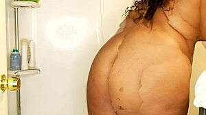 Ebony Shower Masturbate