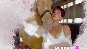 latina riding lesson