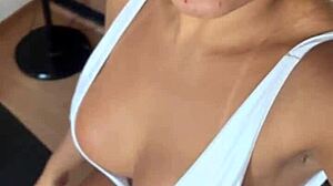 morning swimsuit tease