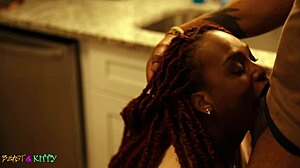 kitchen creampie fuck