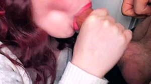 balcony public blowjob