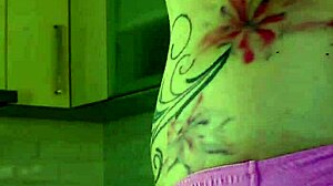 rubbing tits sunbathing