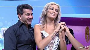 Blonde FFM Threesome