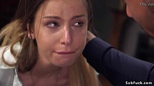 Bound Busty Black Cock