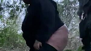 bbw forest backshots