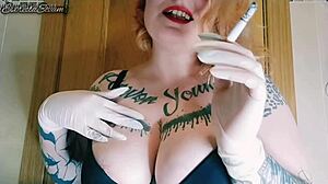 Gloves Smoking Naughty