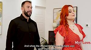 husband watches pounding