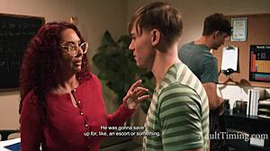 teacher anal blackmail