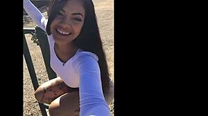 Ebony Public Masturbation