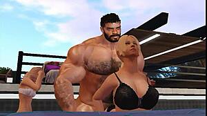 Cam Heyward Threesome