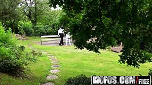 backyard voyeur anal