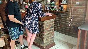 Milf Upskirt Fuck