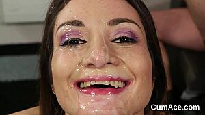 Cum Swallowing Facial