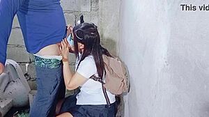 Sloppy Pinay Blowjob