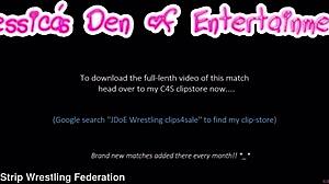 Strip Wrestling Match