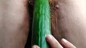 granny cucumber fuck
