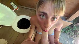 toilet whore gagging