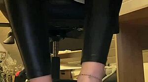 leather nylon feet