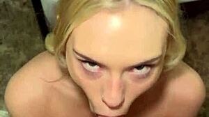 cock worship blonde