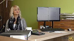 blonde casting pleasure