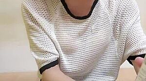 Fishnet Dildo Ride