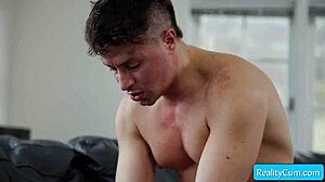 Sideways Busty Pounding