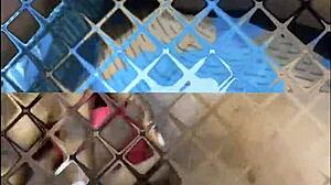 lesbian strapon scissor