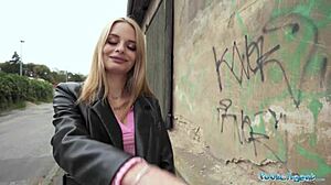 Public Model Blowjob