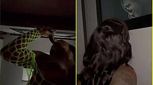 gloryhole ebony suck