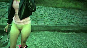 Public Model Blowjob