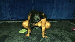 Ebony Sybian Ride