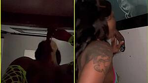 gloryhole ebony suck