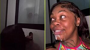 gloryhole ebony suck