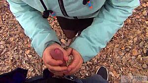 Outdoor Pantyhose Cum