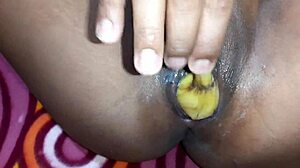 Banana Pussy Insertion