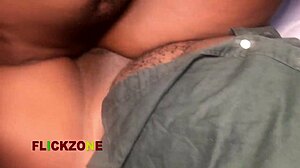 ebony creampie closeup